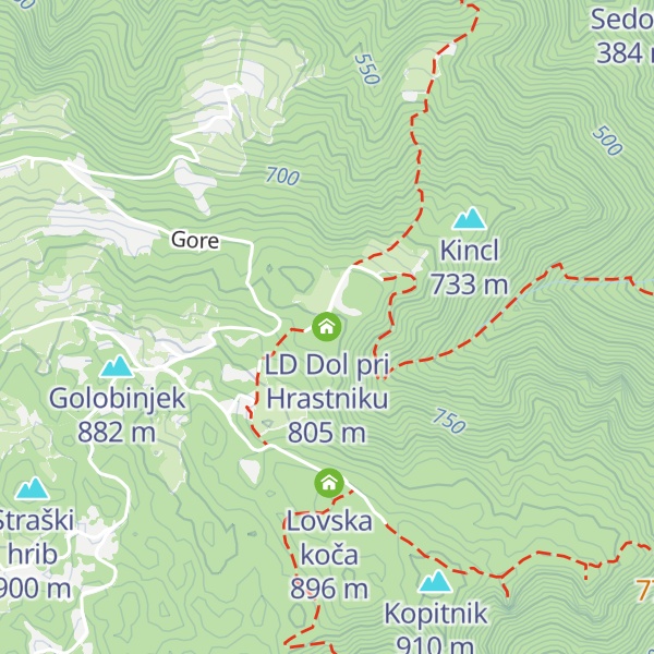 Map of LD Dol pri Hrastniku