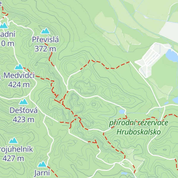 Map of Centrální masiv