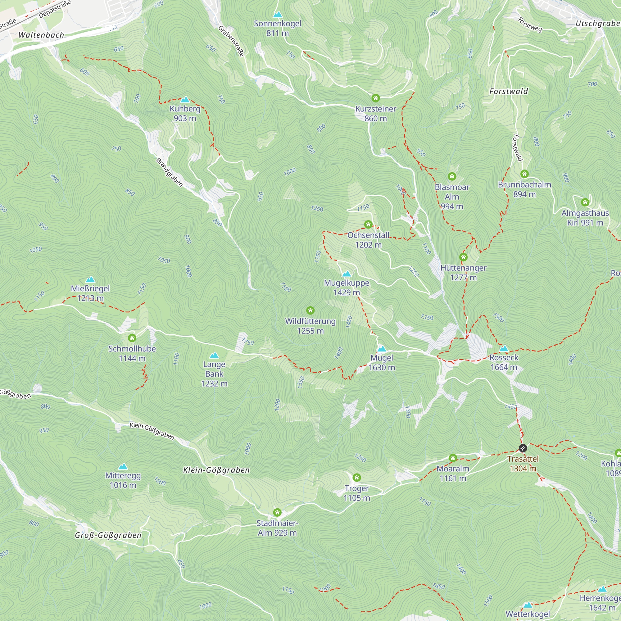 Wildfütterung map