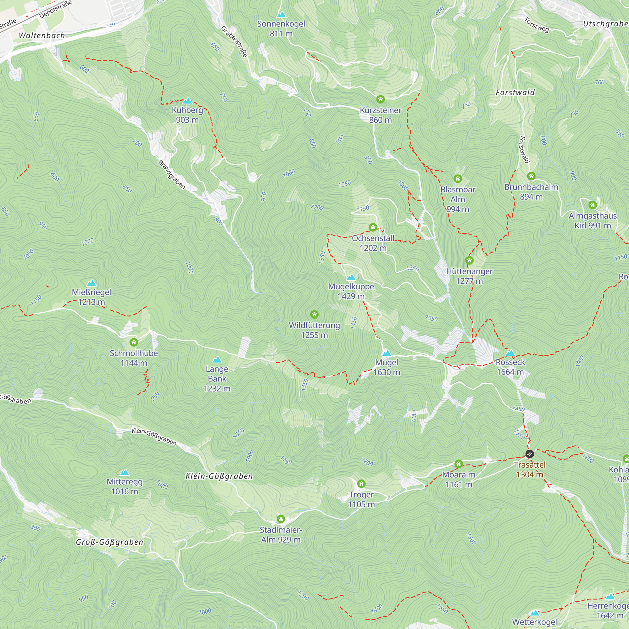 Wildfütterung map