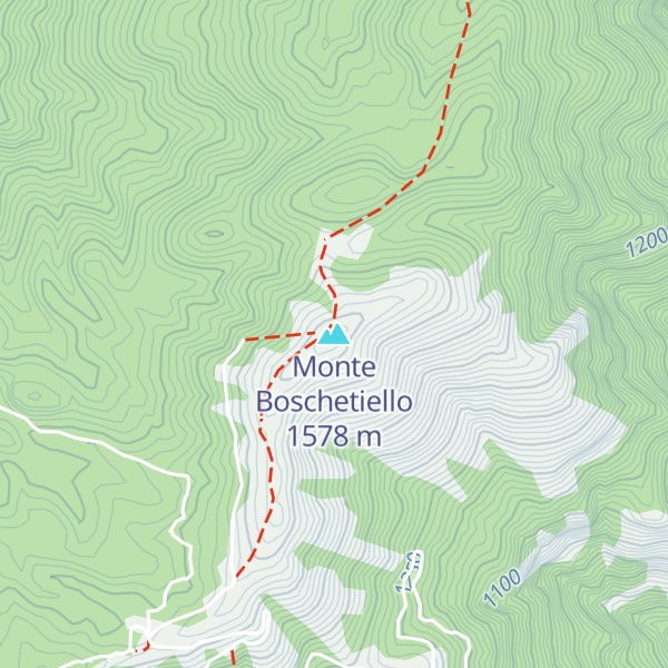 Map of Monte Boschetiello
