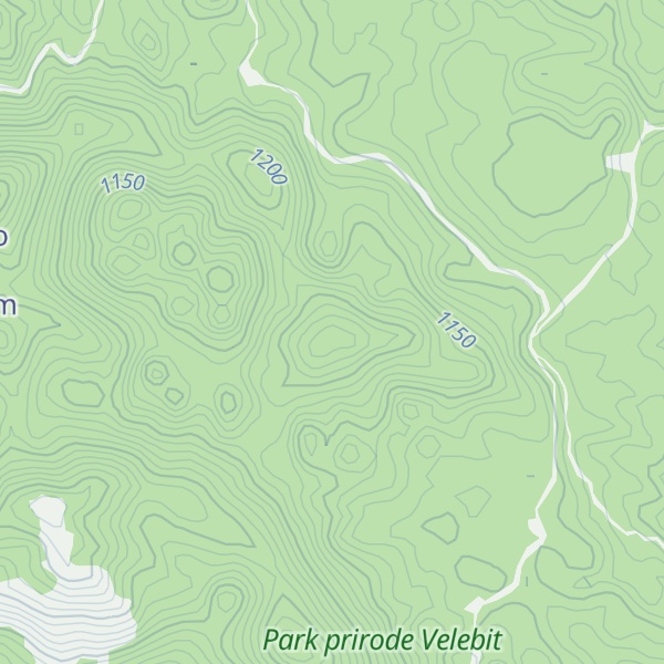 Map of Tisov vrh