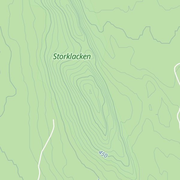 Map of Klackstugan