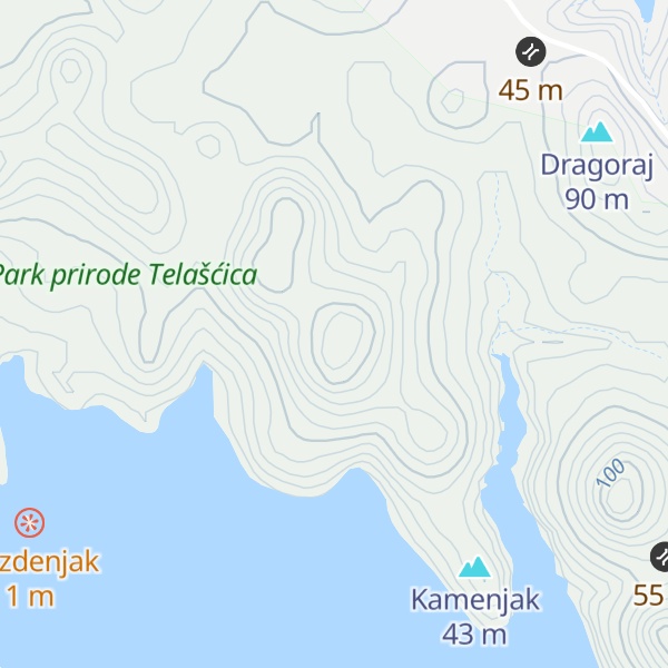 Map of Rušnjak