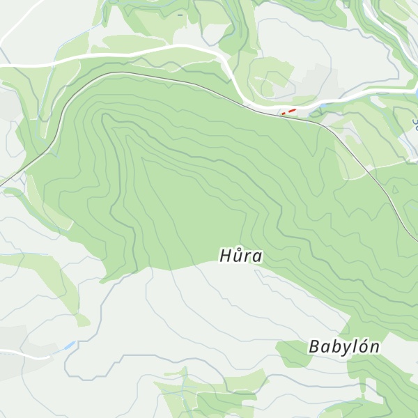 Map of Hůra