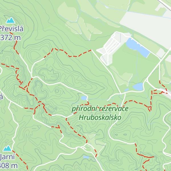 Map of Hrobeček