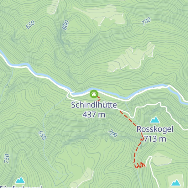 Map of Schindlhütte