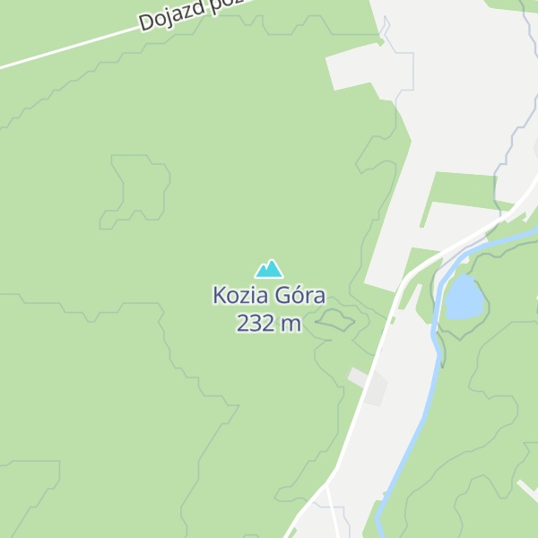 Map of Kozia Góra