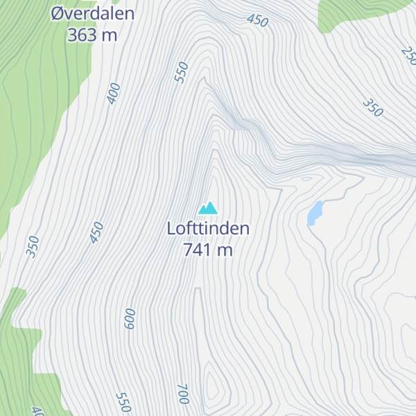 Map of Lofttinden