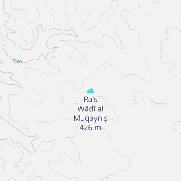 Map of Ra’s Wādī al Muqayniş