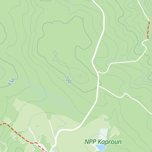Map of Vysoký kámen