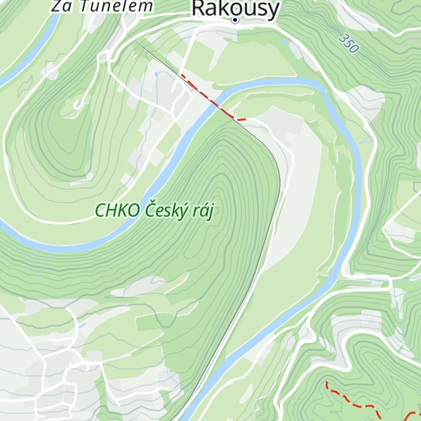 Map of Na Chocholce