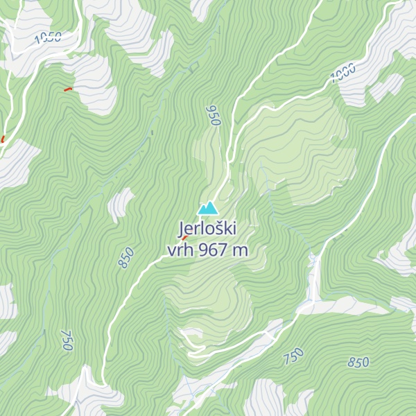 Map of Jerloški vrh