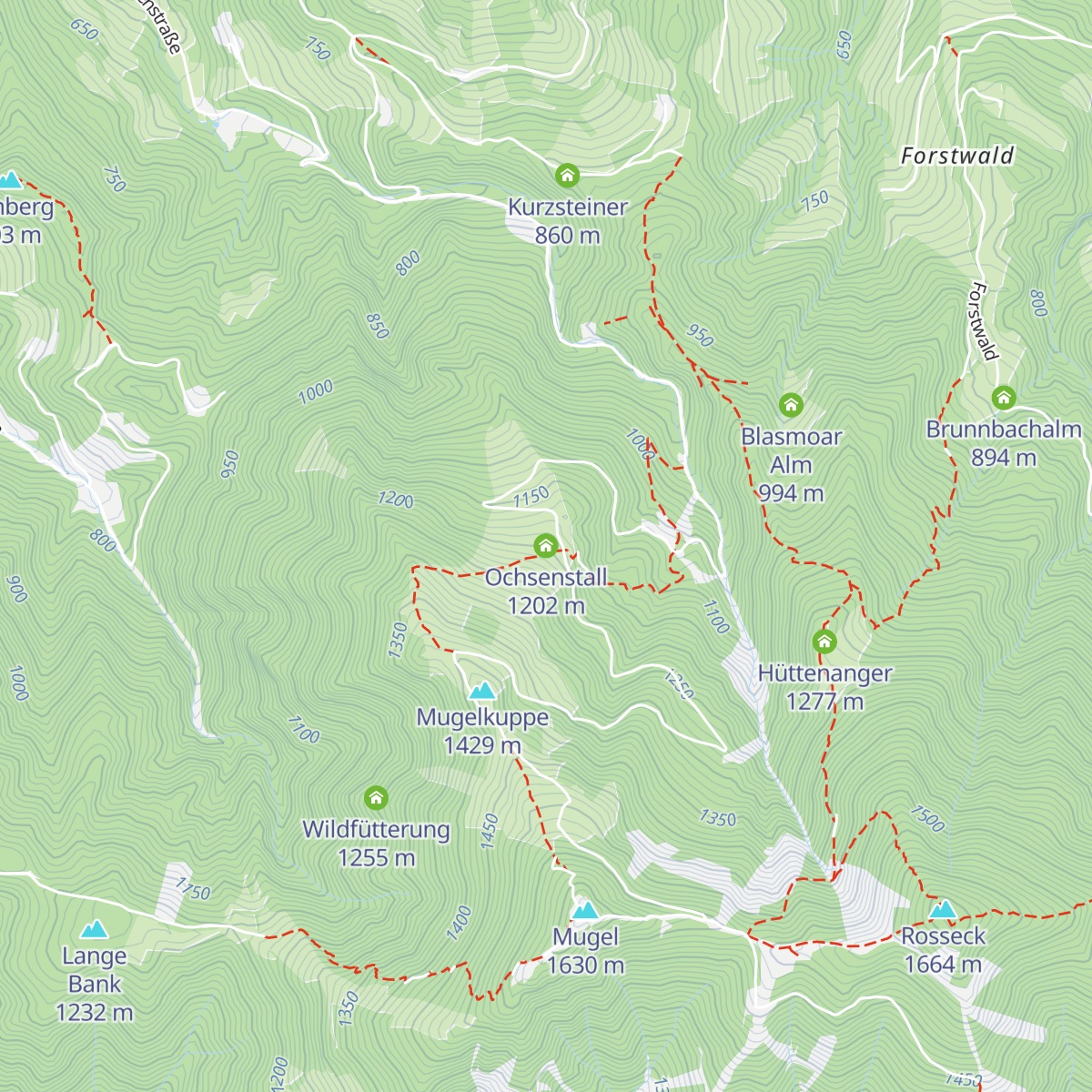 Ochsenstall map