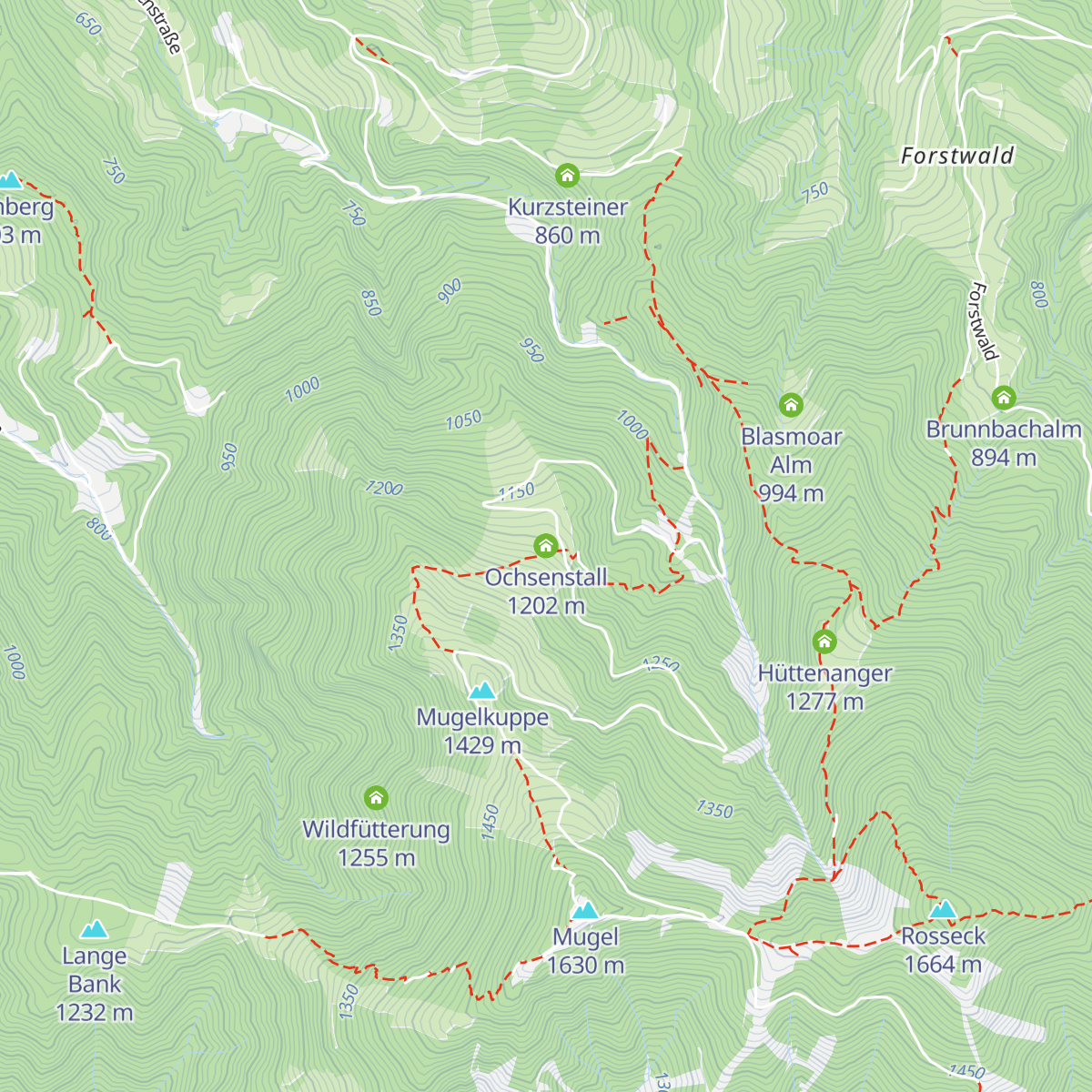 Ochsenstall map