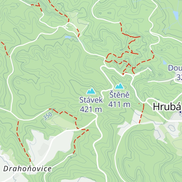 Map of Stávek