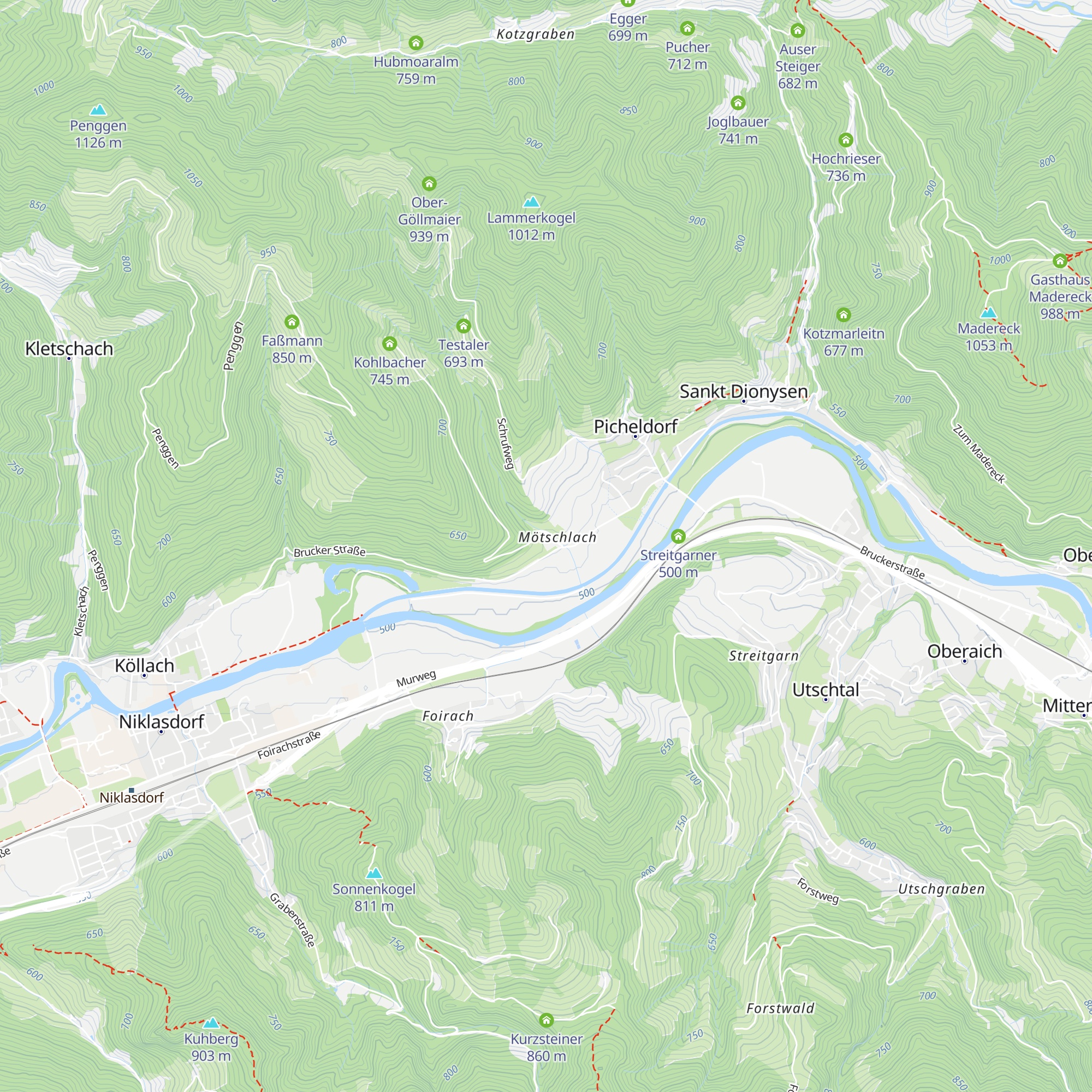 Unterbogner-Huben map