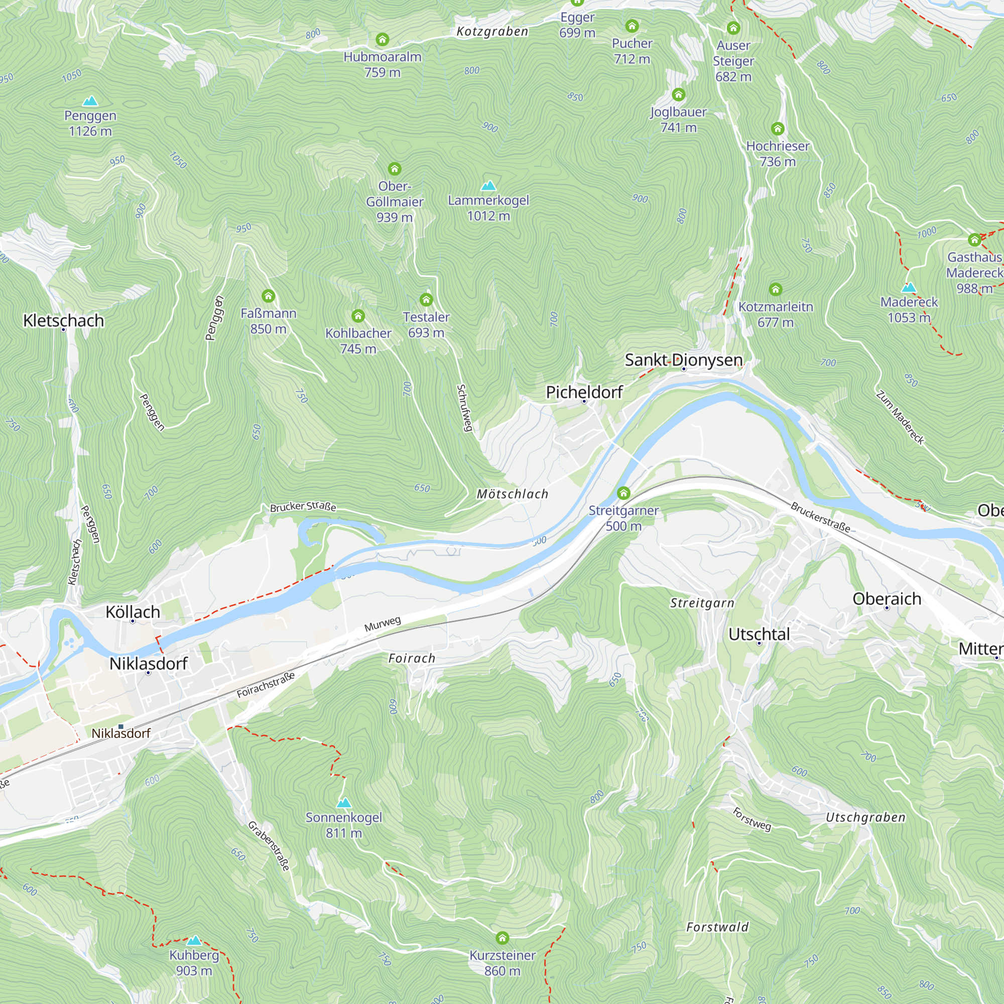 Unterbogner-Huben map