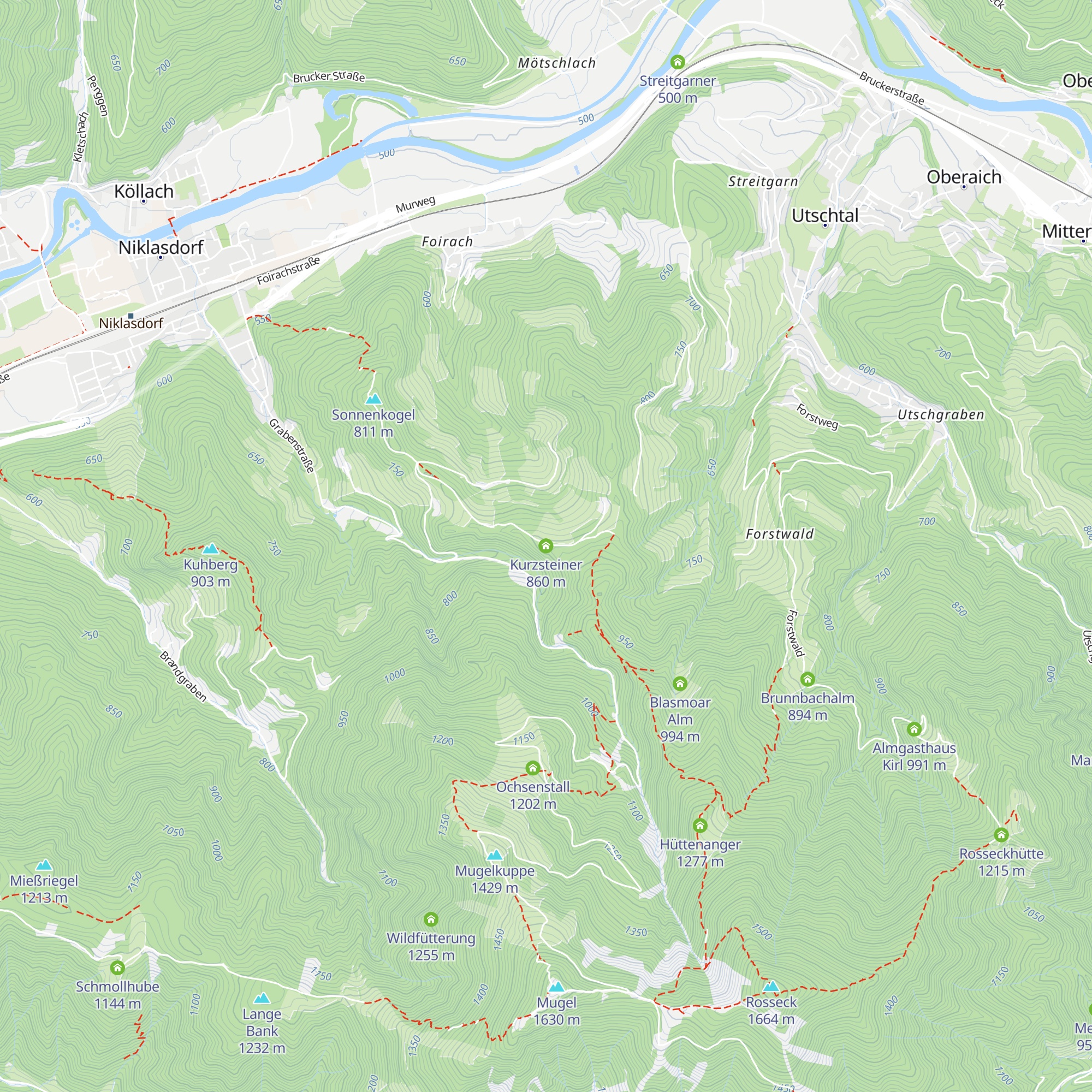 Kurzsteiner map