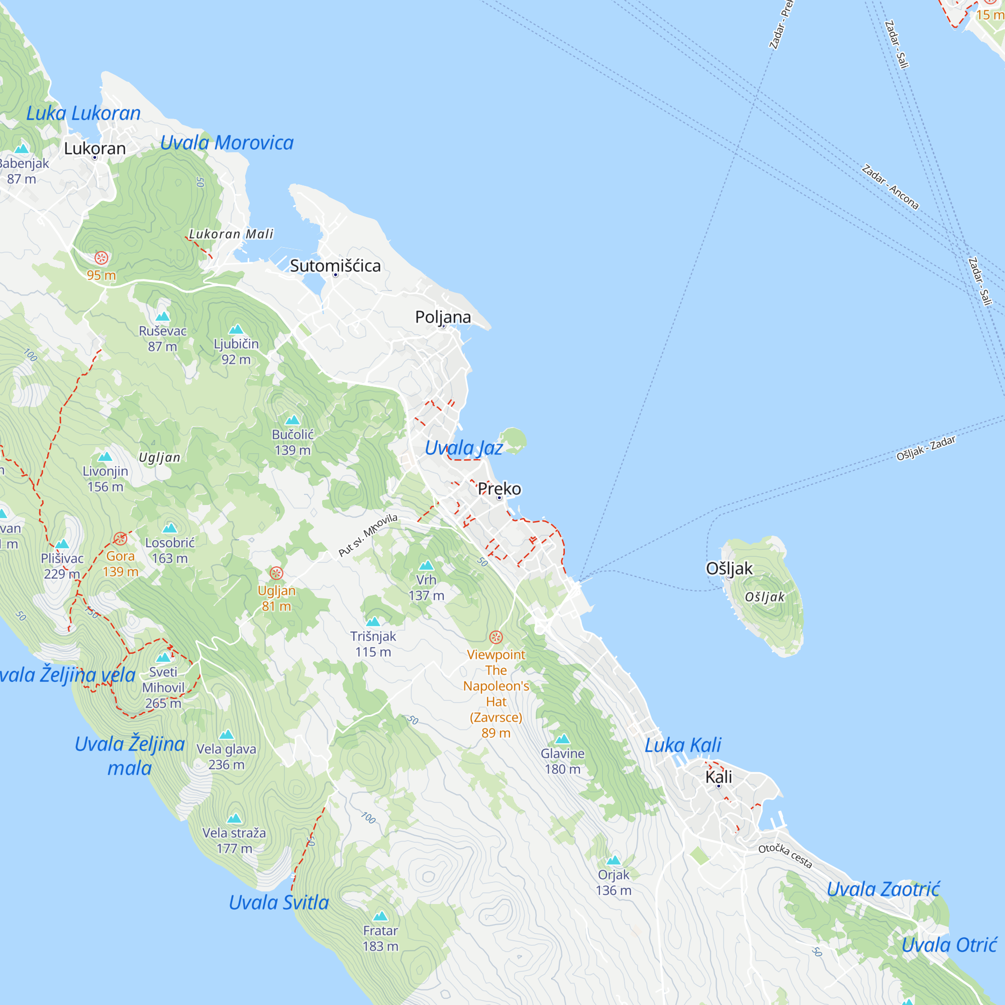 NAV Tourist agency map