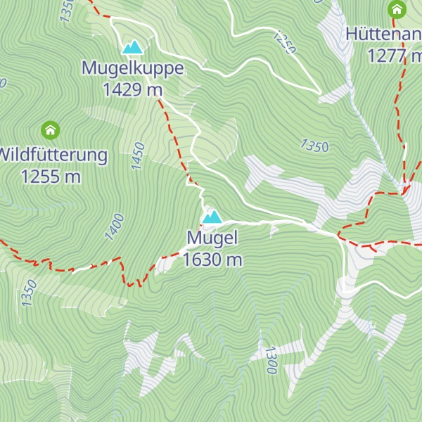 Map of Mugelschutzhaus
