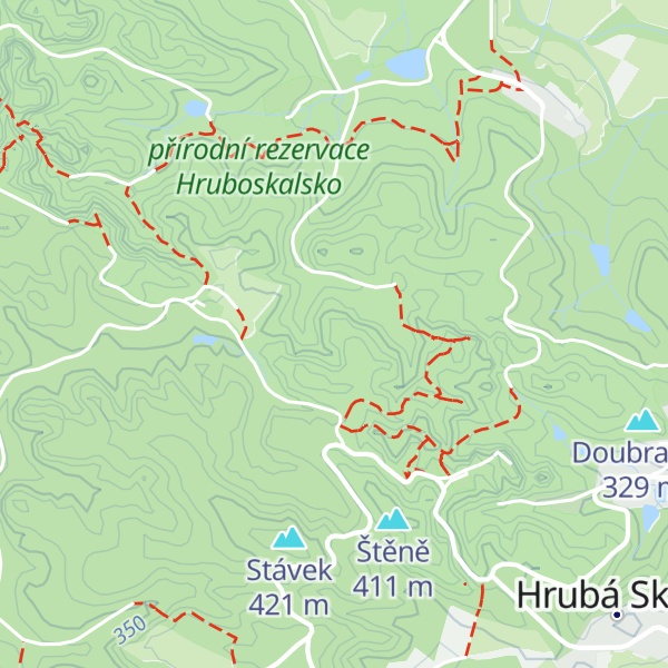 Map of Oprátka