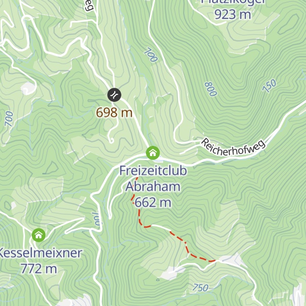 Map of Freizeitclub Abraham