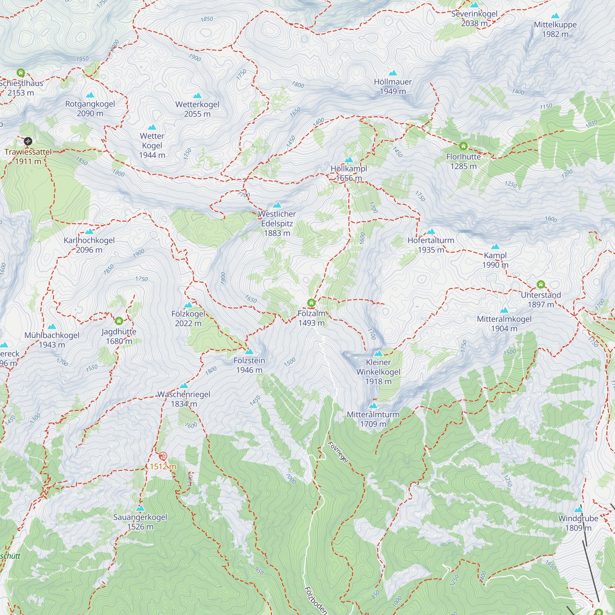 Grasserhütte map