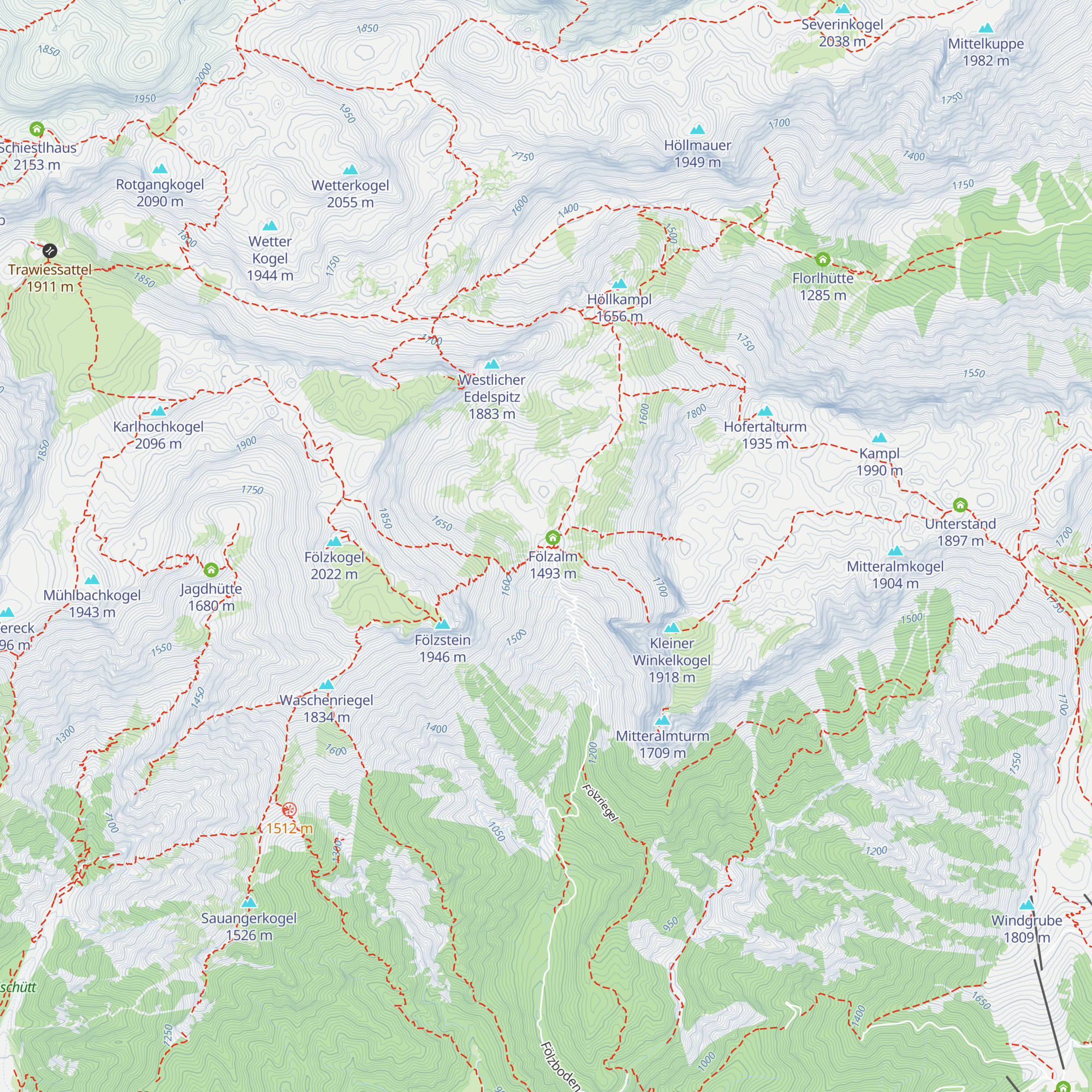Grasserhütte map