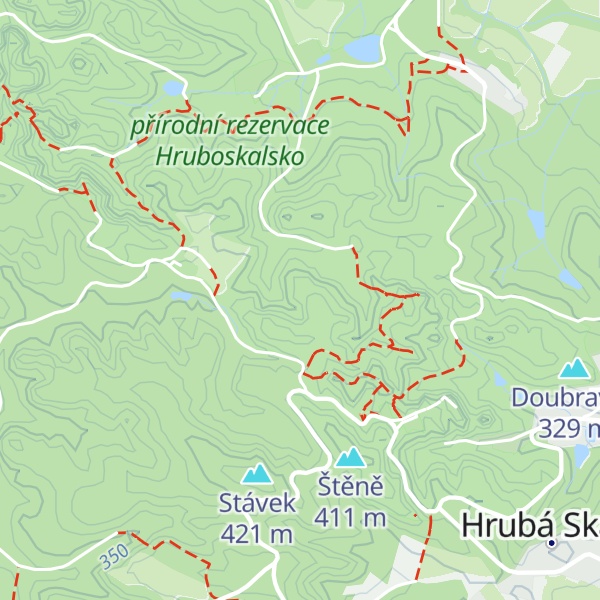 Map of Šupina