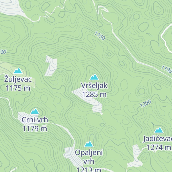 Map of Veliki Proplanak