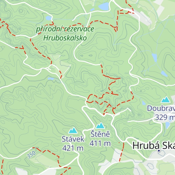 Map of Střevle