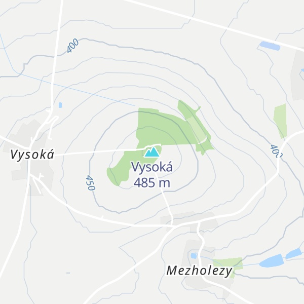 Map of Vysoká