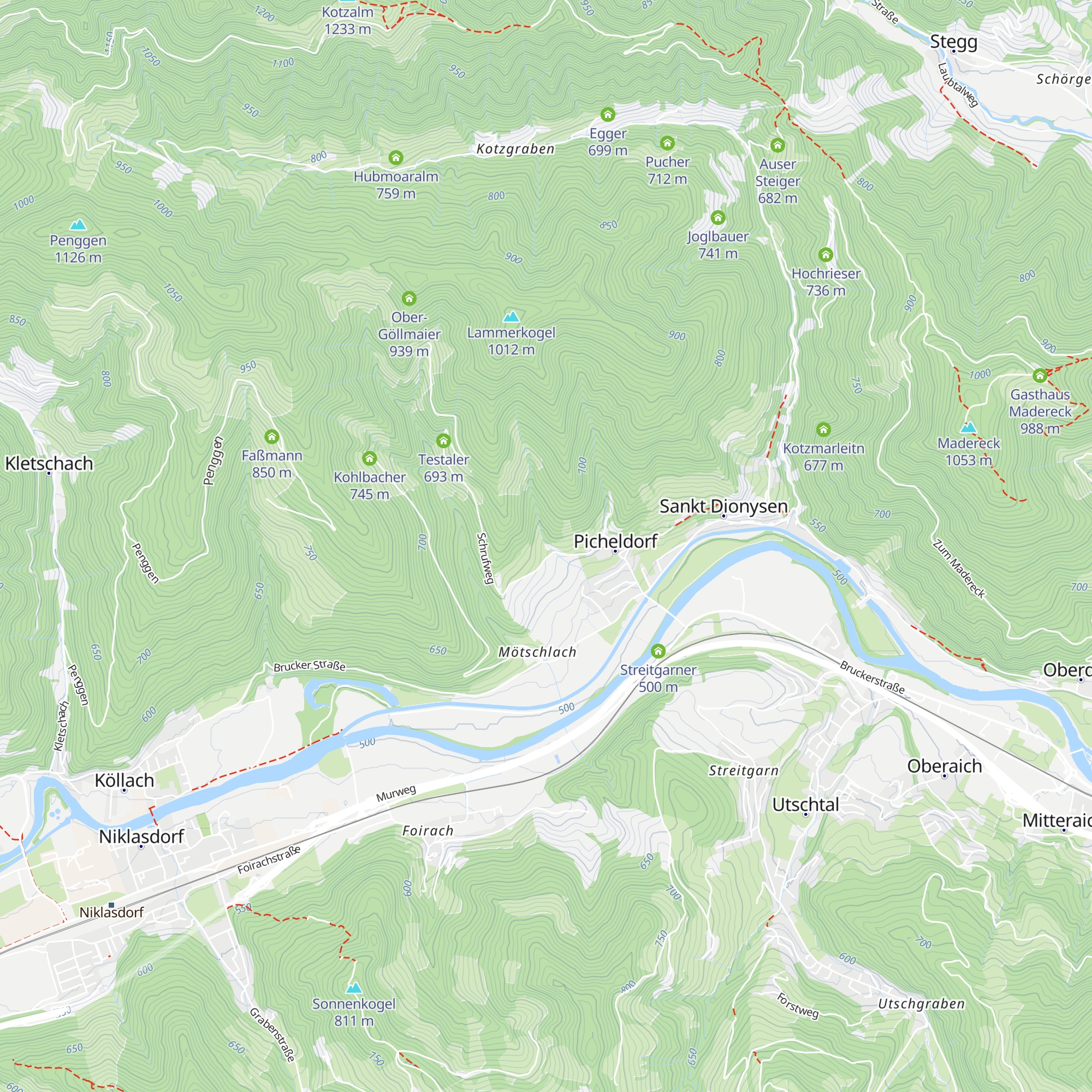 Bachbauern-Keuschen map
