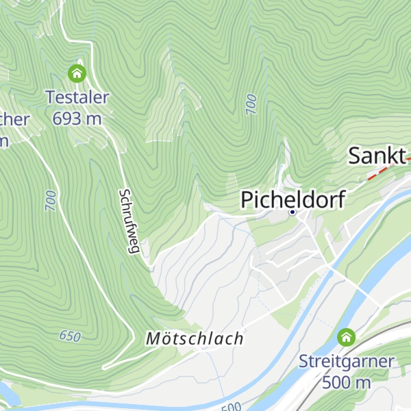 Map of Bachbauern-Keuschen