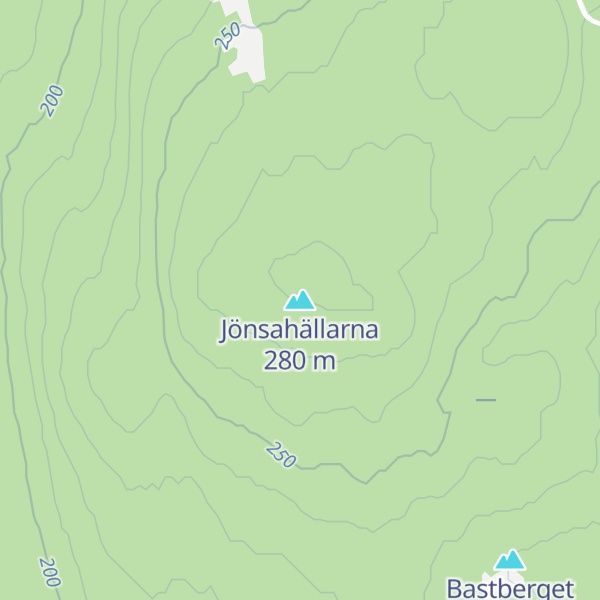 Map of Jönsahällarna