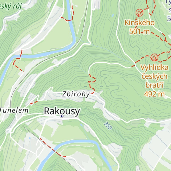 Map of Zbiroh