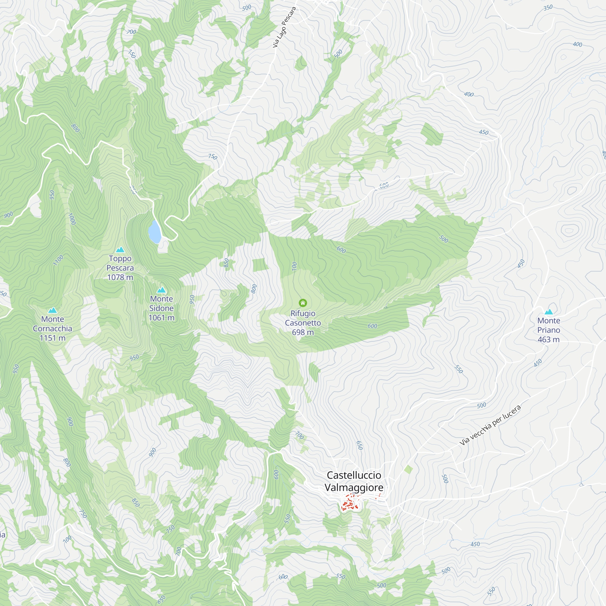 Rifugio Casonetto map