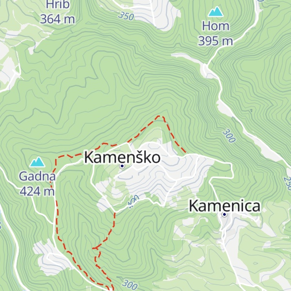 Map of Lovska družina Šentjanž