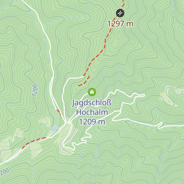 Map of Jagdschloß Hochalm
