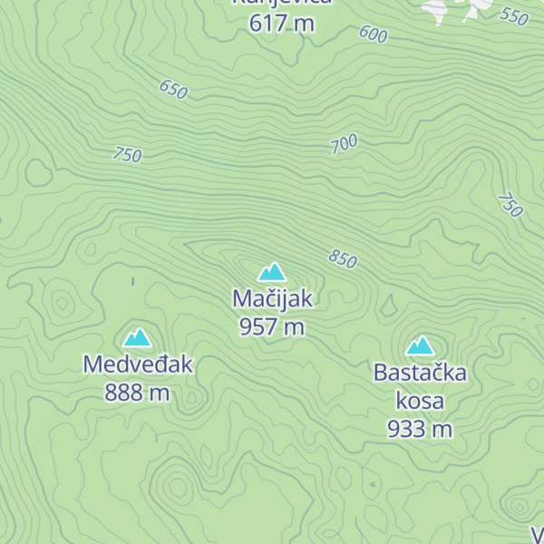 Map of Mačijak