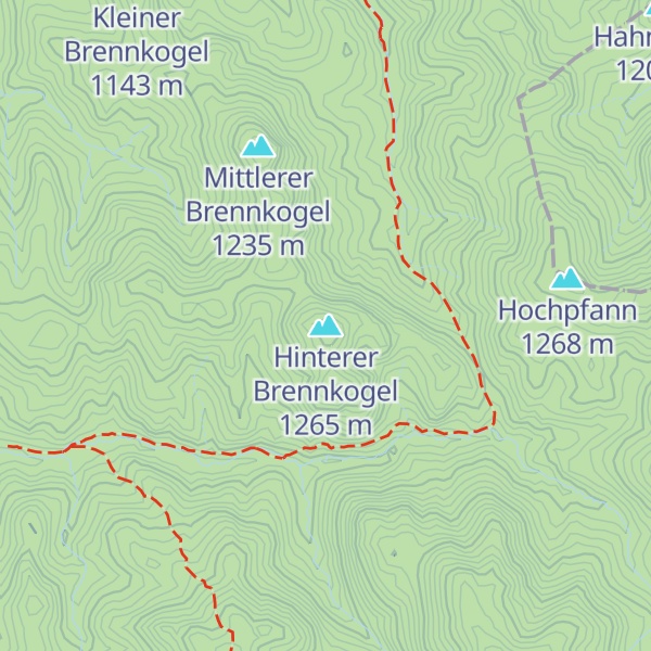 Map of Hinterer Brennkogel