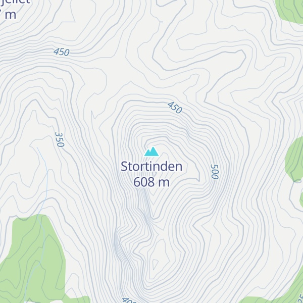 Map of Stortinden