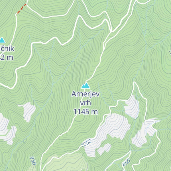 Map of Arnerjev vrh