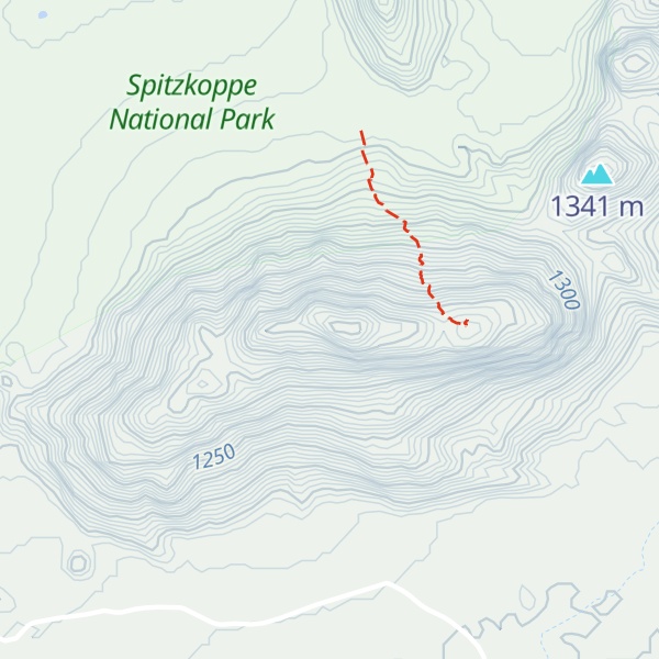 Map of Pontok Mountains