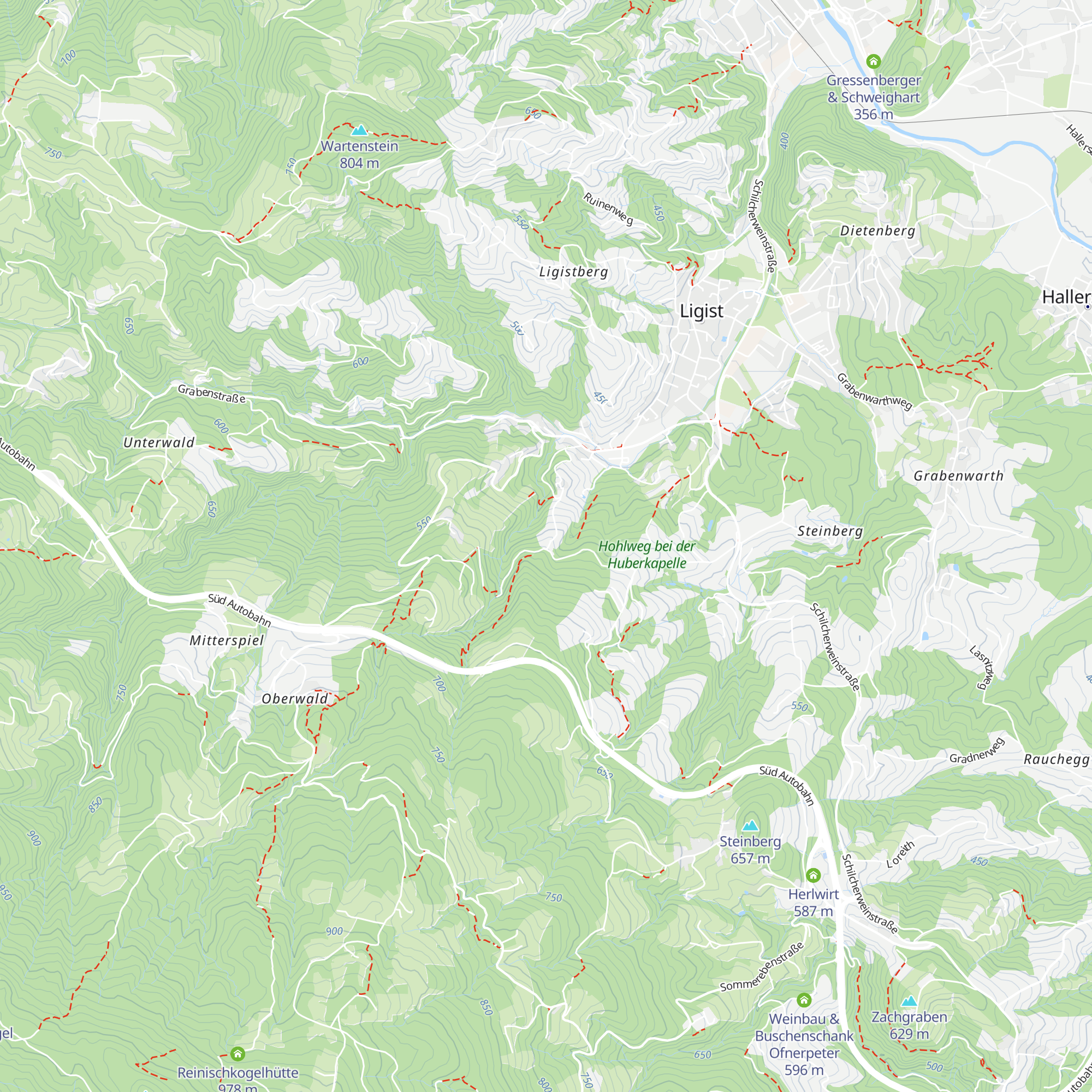 Buschenschank Zach map