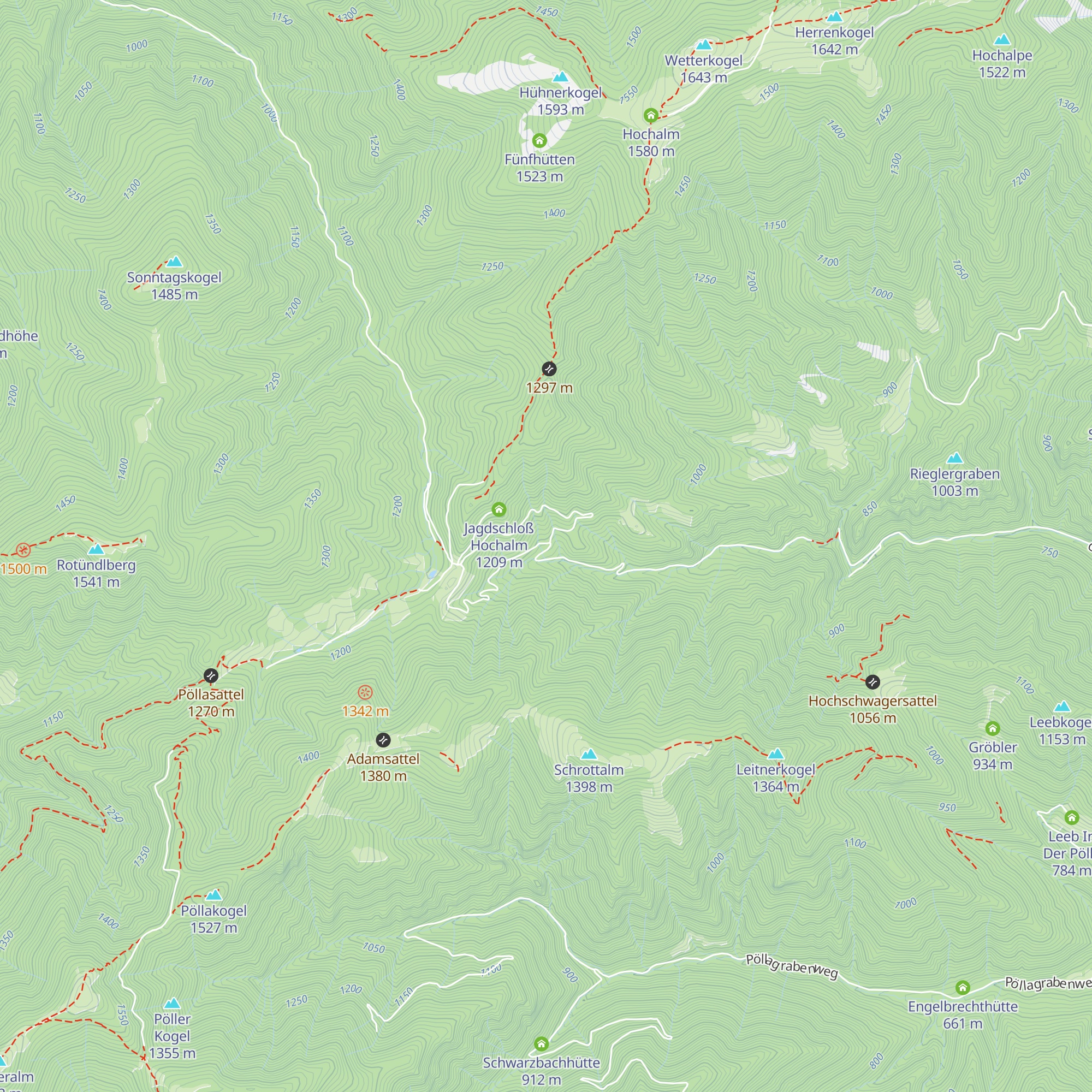 Landsmoarhütte map