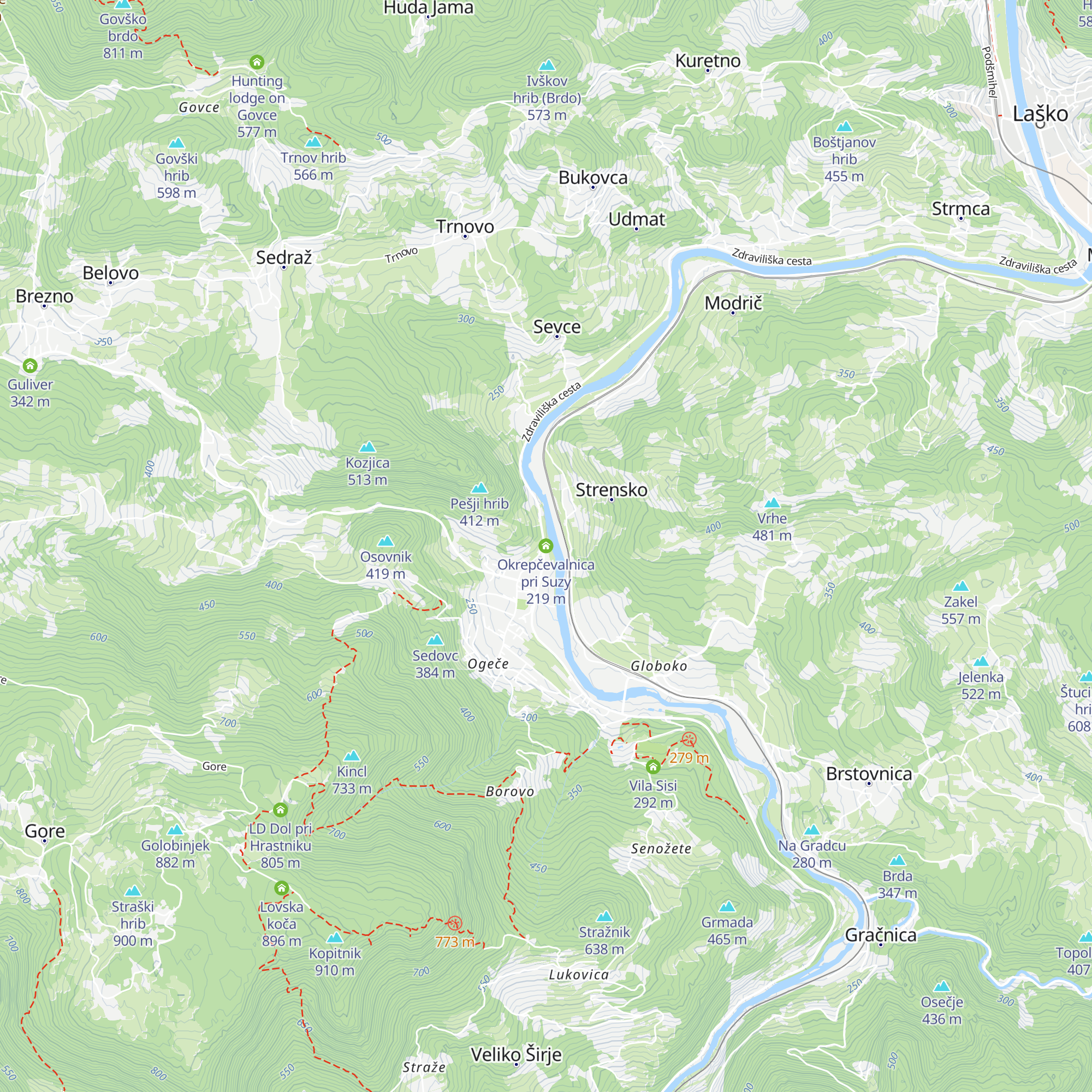 Okrepčevalnica pri Suzy map