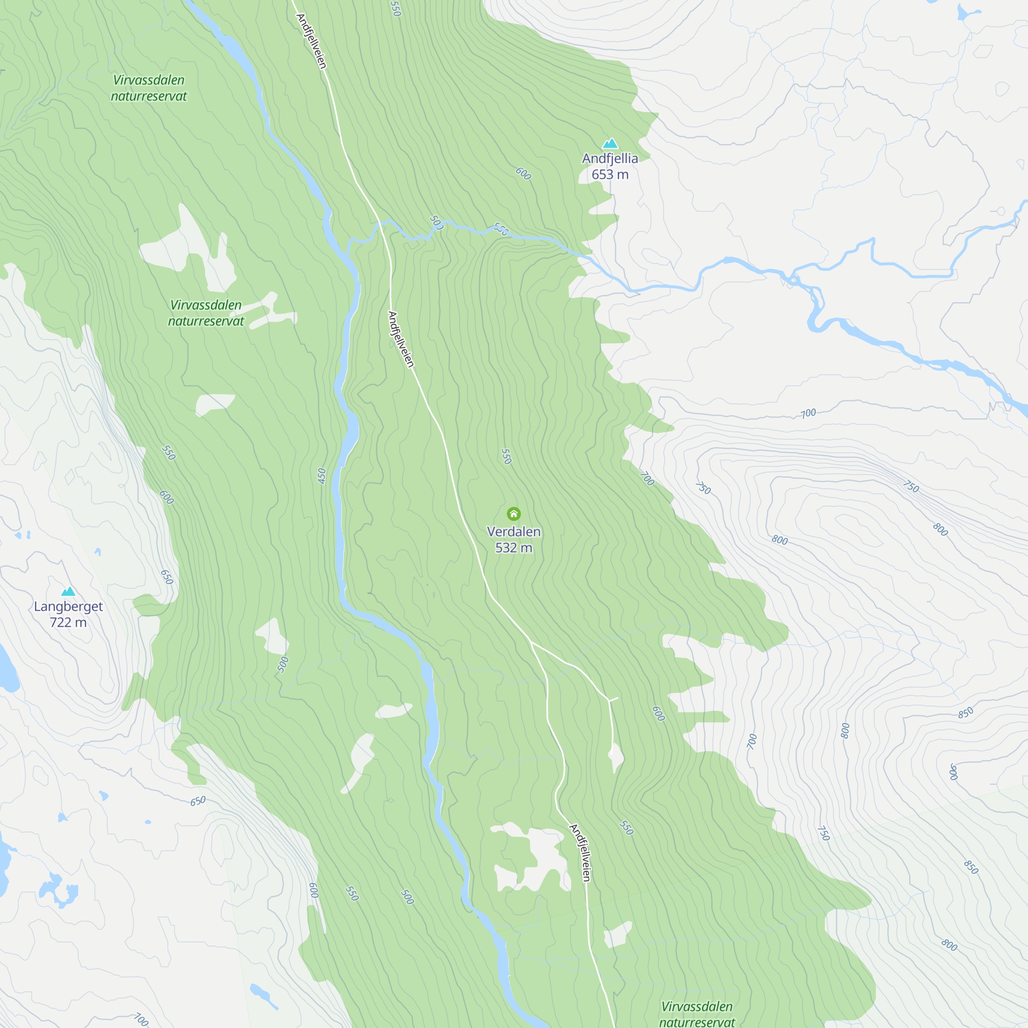 Verdalen map