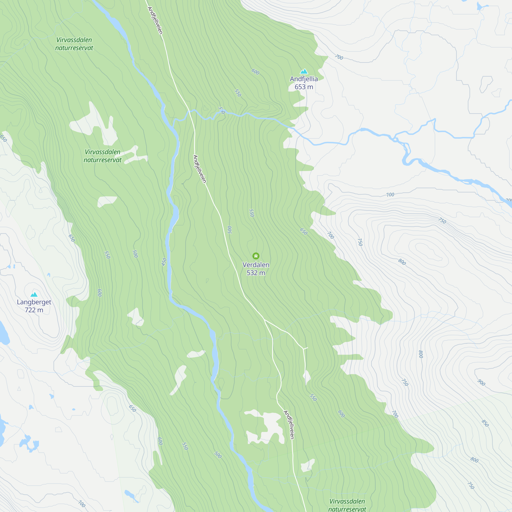 Verdalen map